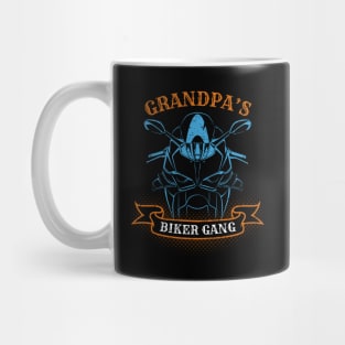 Grandpa's Biker Gang Father's Day Mug